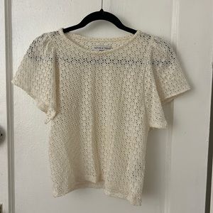 Eyelet White Blouse Madewell